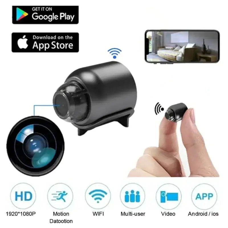 Mini WIFI Camera 1080P HD with Night Vision