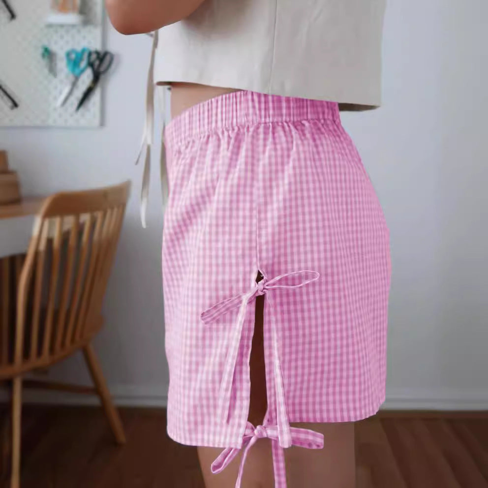 Loose Shorts Lace-up