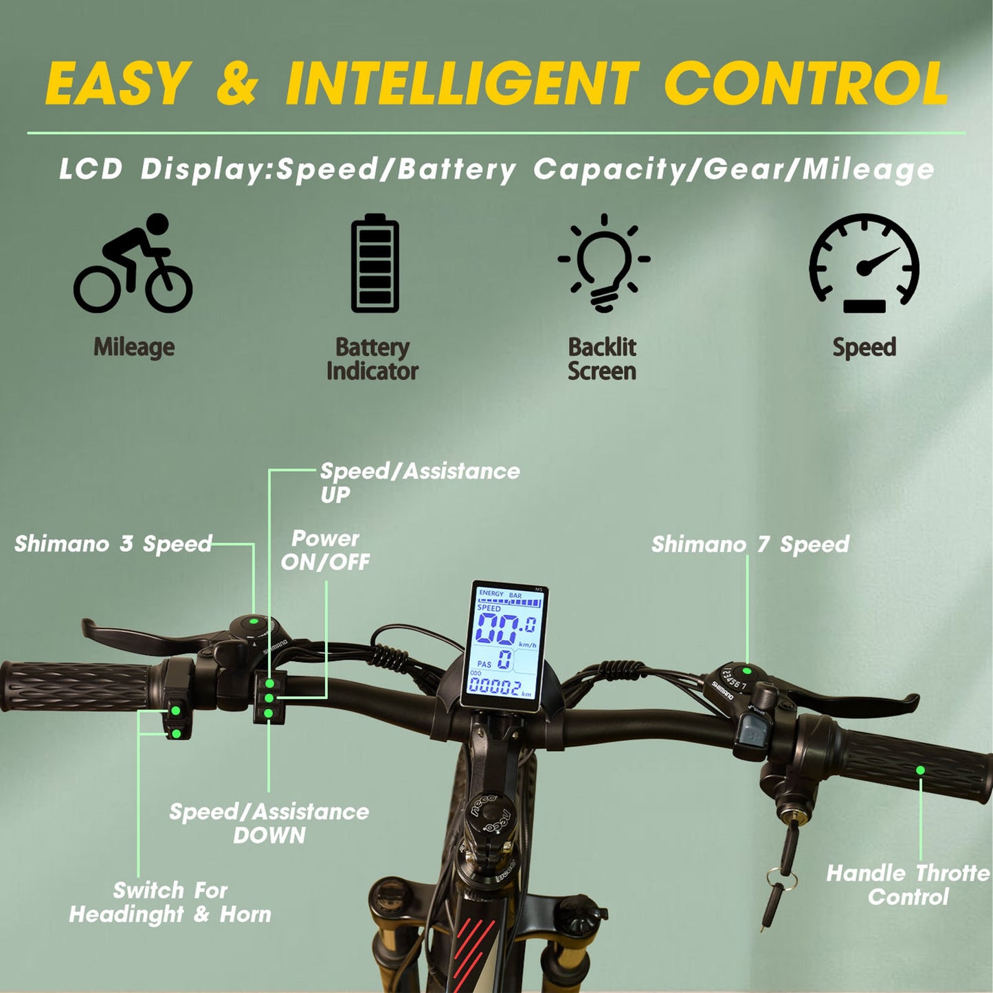 Ebike,1000W Motor,48V13Ah Battery,26 Inches,Maximum Speed 45KM