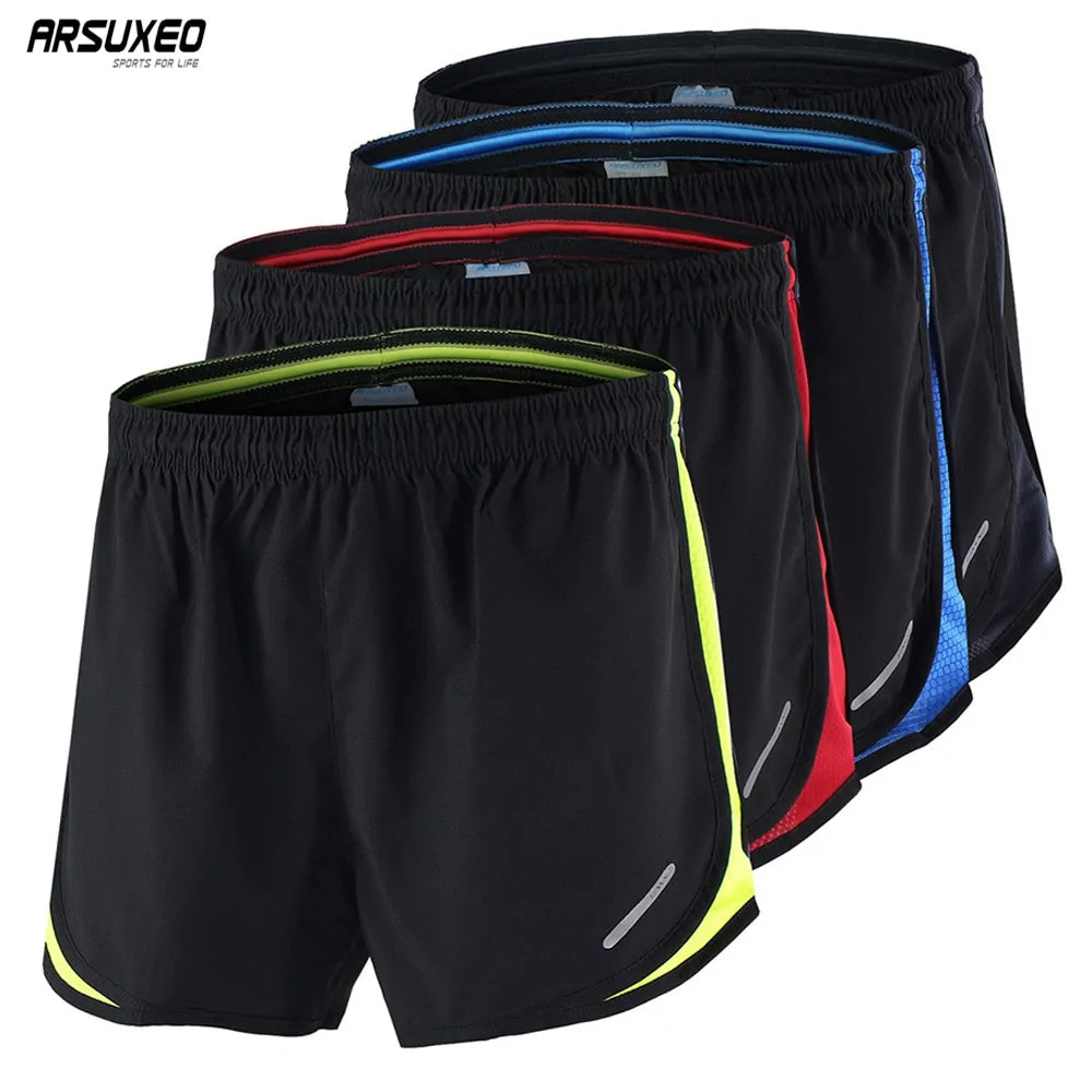 ARSUXEO Sport Athletic CrossFit Fitness Gym Shorts