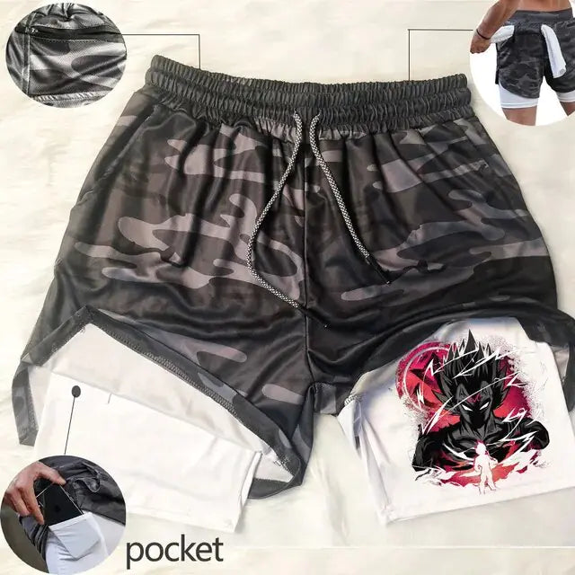Running Shorts Men Fitness Gym Training