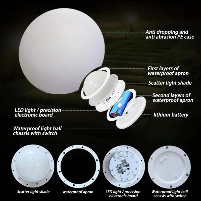 Illuminating light up Ball