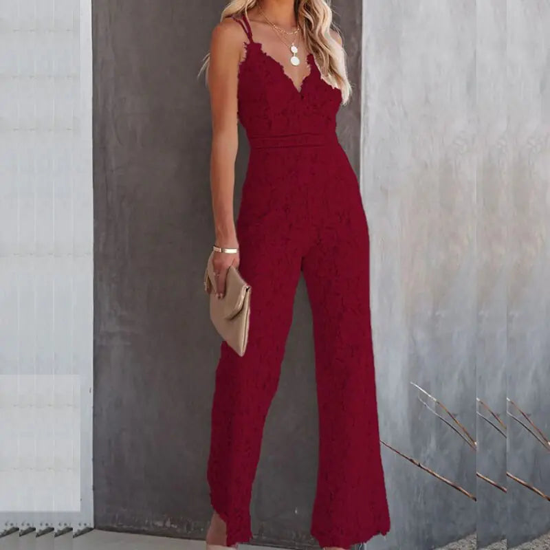 Summer Sleeveless Party Jumpsuit