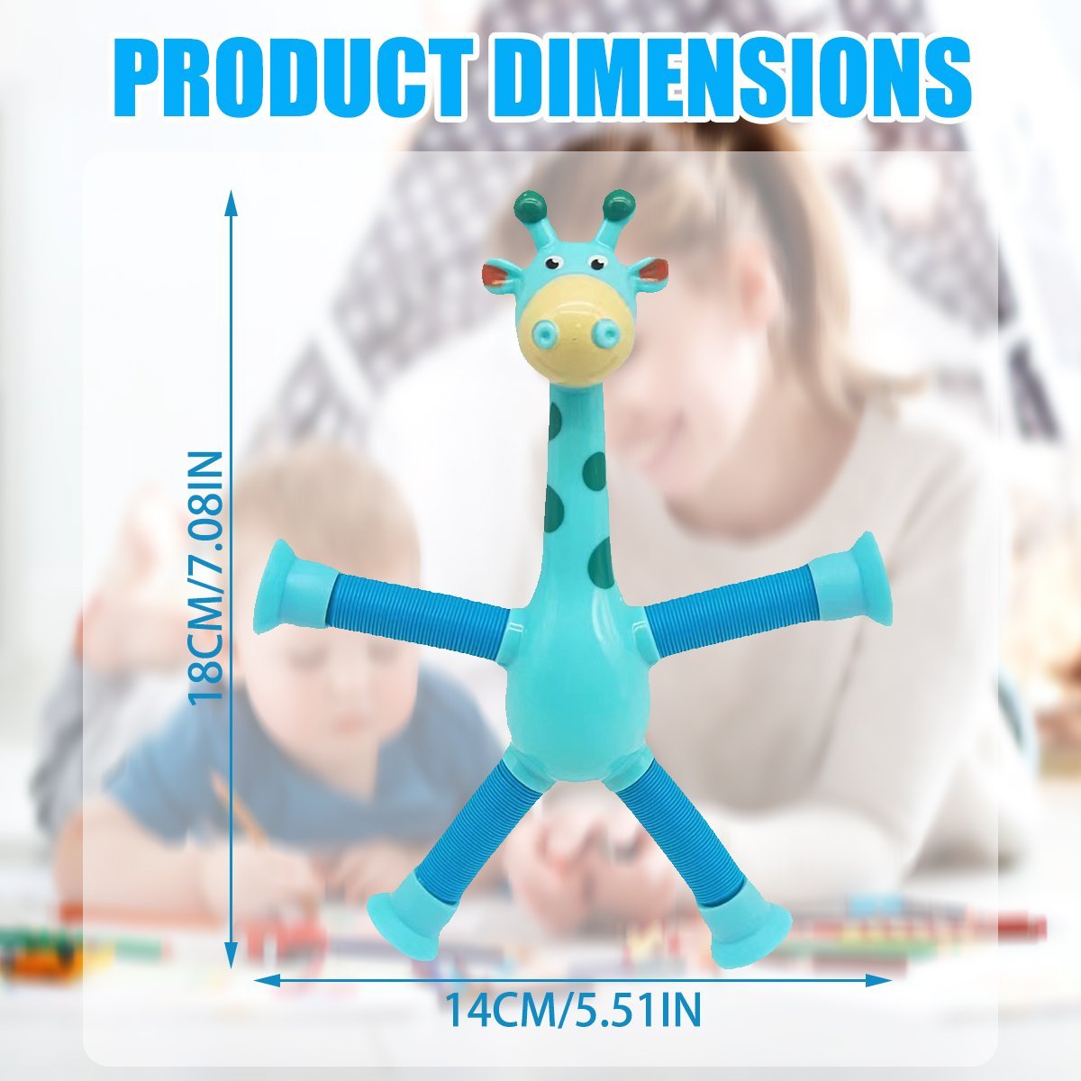 Giraffe Tubes Fidget Toy