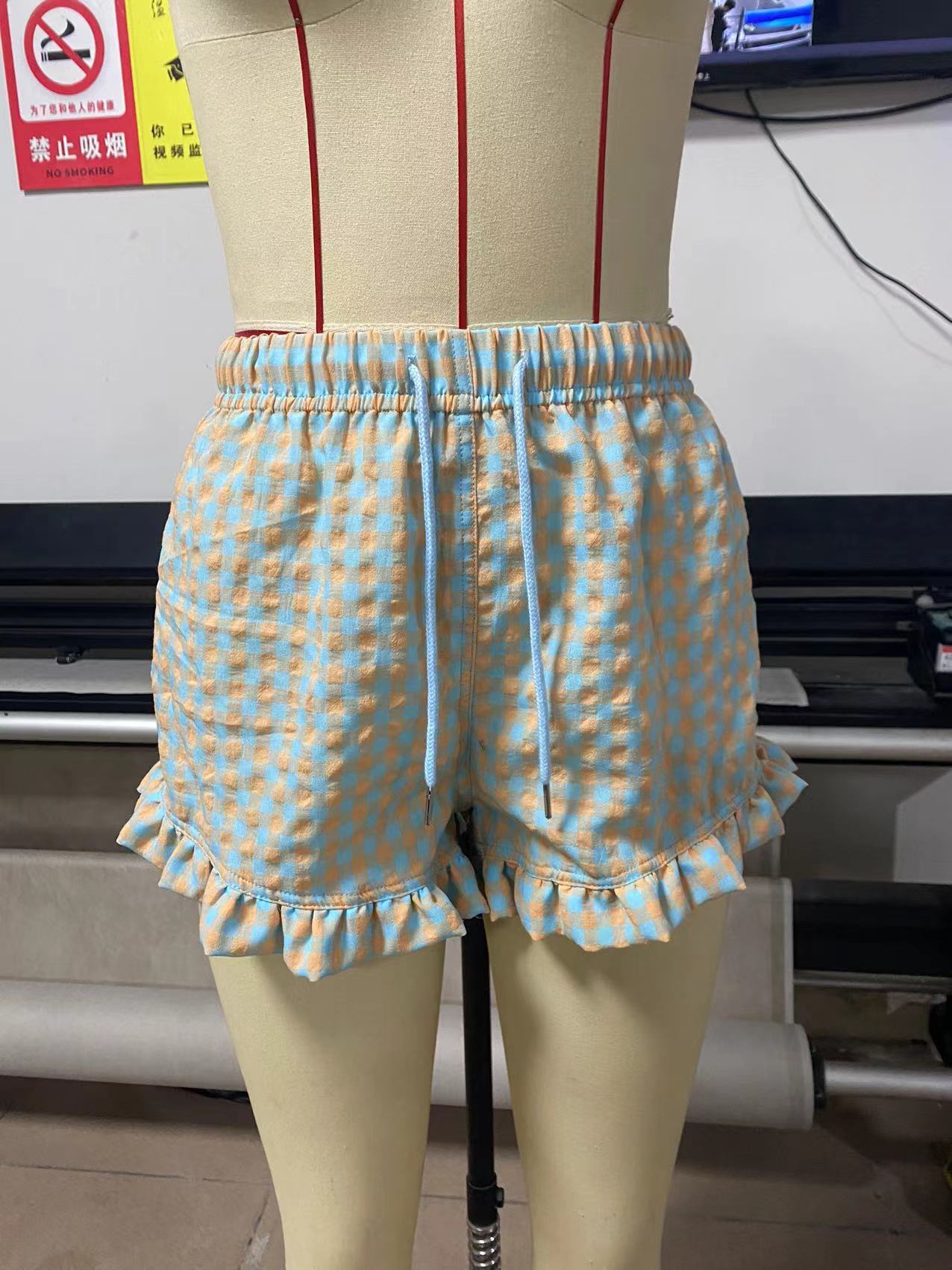 Women's Plaid Cute Shorts