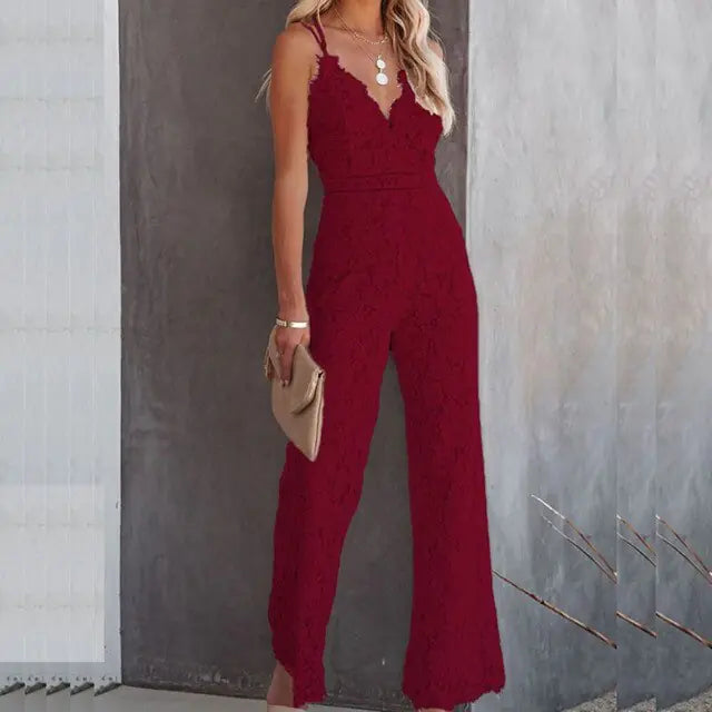 Summer Sleeveless Party Jumpsuit