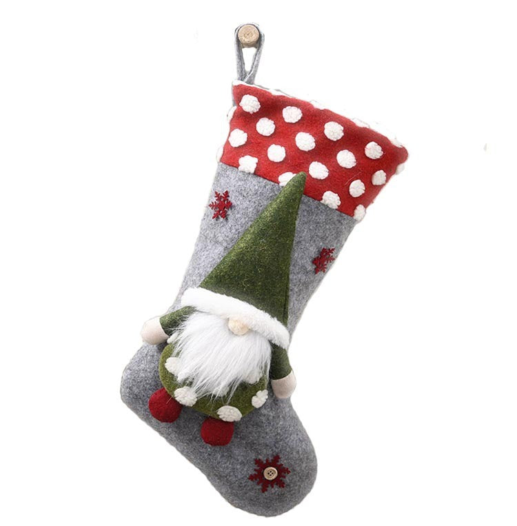 Three-dimensional Christmas Sock Stocking