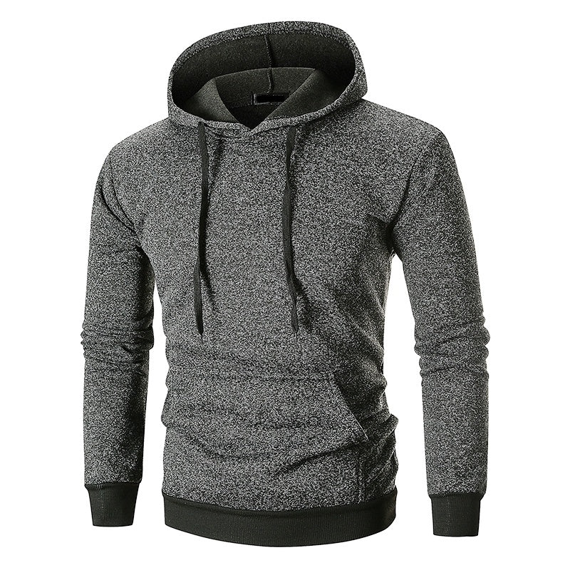 Men's Large Pocket Pullover Hooded Sweatshirt