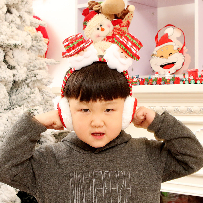 Christmas headband earmuffs