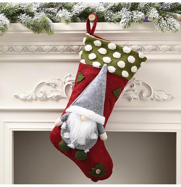 Three-dimensional Christmas Sock Stocking