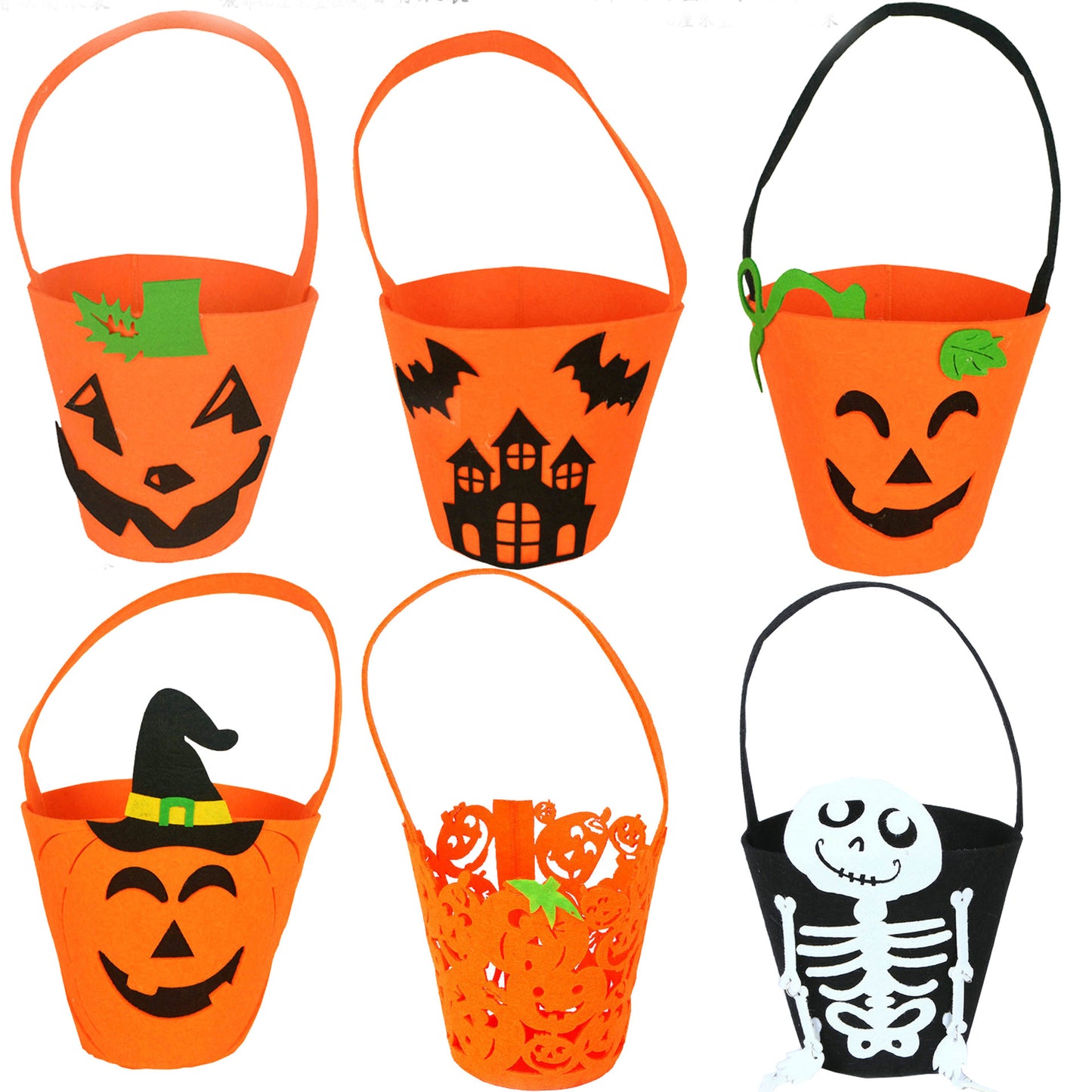 Halloween Pumpkin Candy Bag Decoration