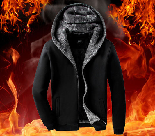 Men's Cardigan Hooded Sweater Coat