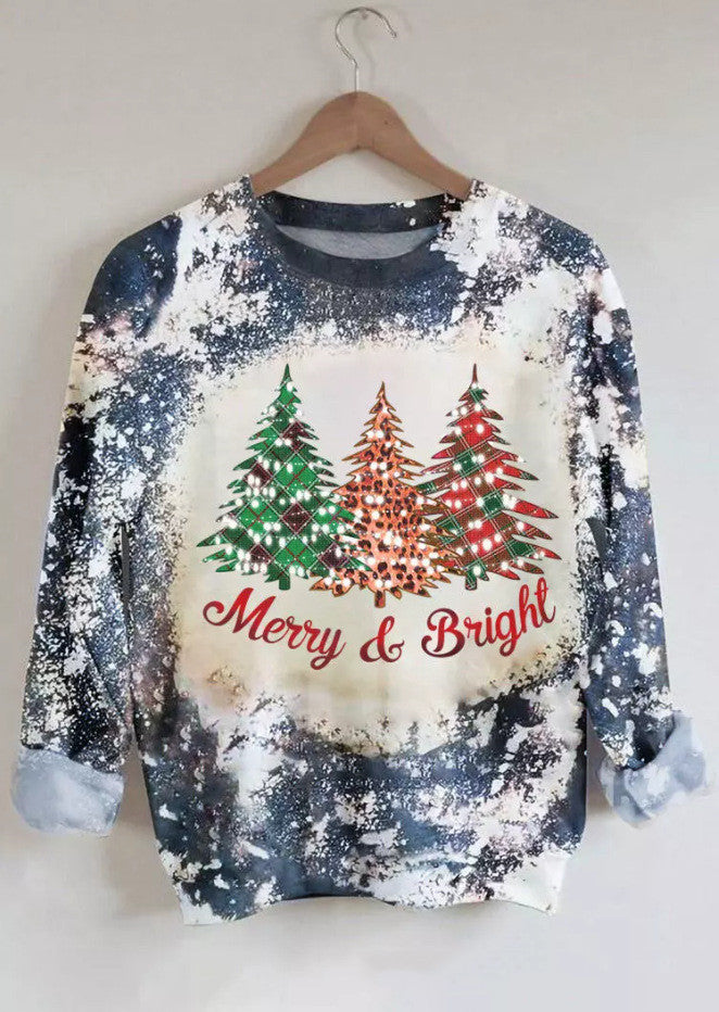 Women's Christmas Tree Long-sleeved T-shirt