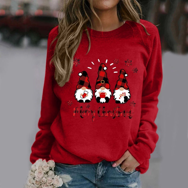 Women's Christmas Winter Round Neck