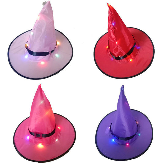 Halloween glowing witch hat