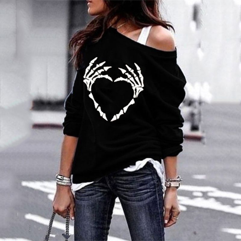 Skeleton Pattern Sweatshirts