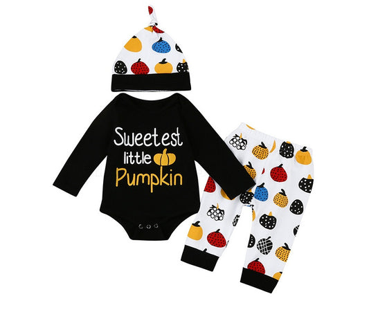 Children's Halloween Outfit Three Piece Set