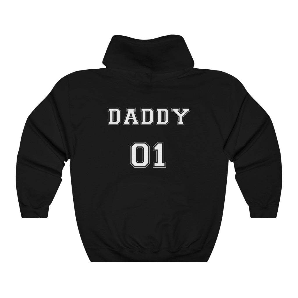 Mommy and Daddy Solid Color Hoodie