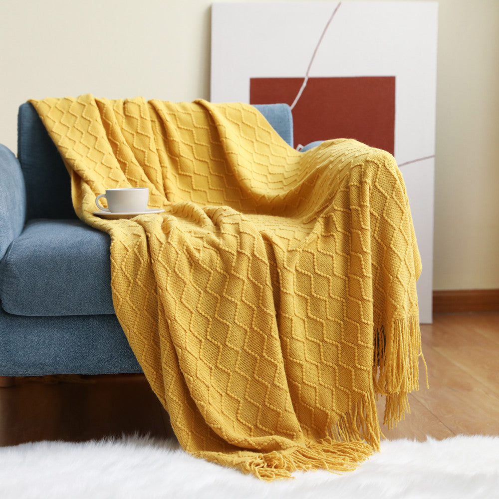 Nordic Sofa Knitted Blankets