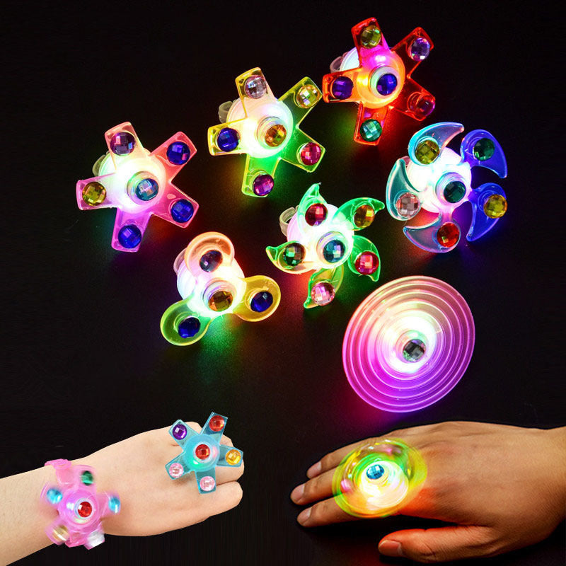 Glowing Rotating Gyroscope Watch Flashing Ring Bracelet