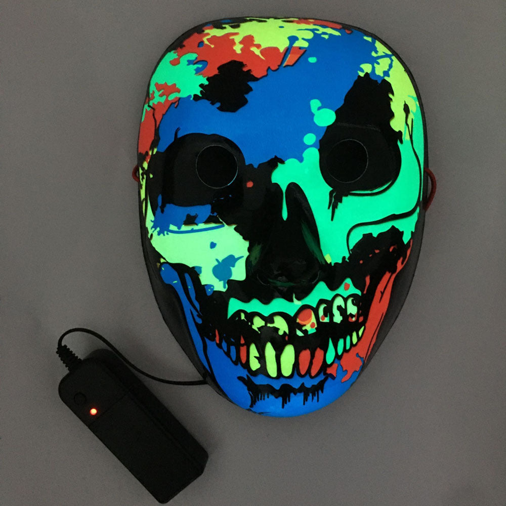 LED Mask Neon Mask Halloween