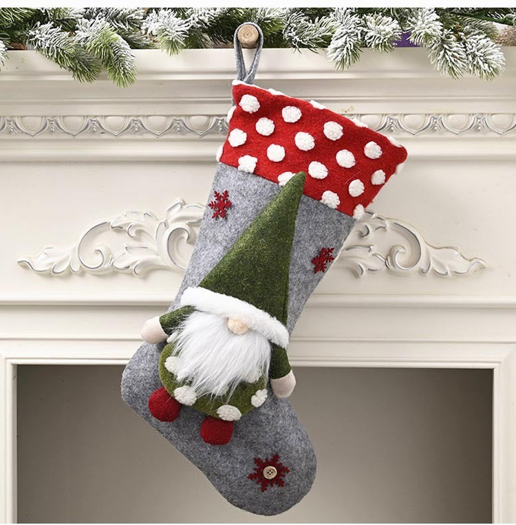 Three-dimensional Christmas Sock Stocking