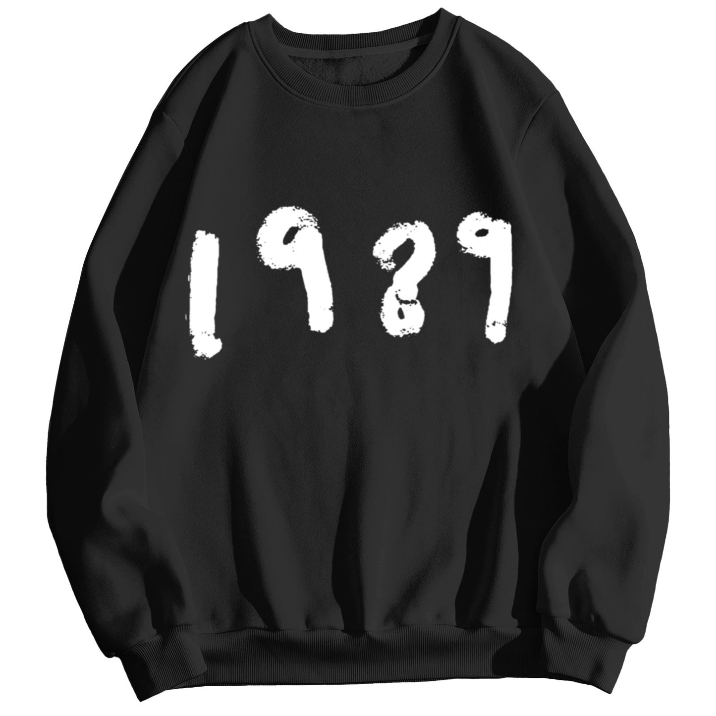 Fashion 1989 Casual Long Sleeve Loose Round Neck Sweater