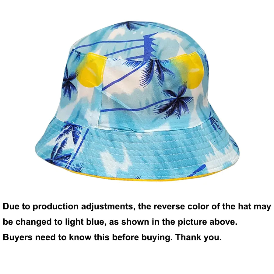 Reversible Cotton Bucket Hat