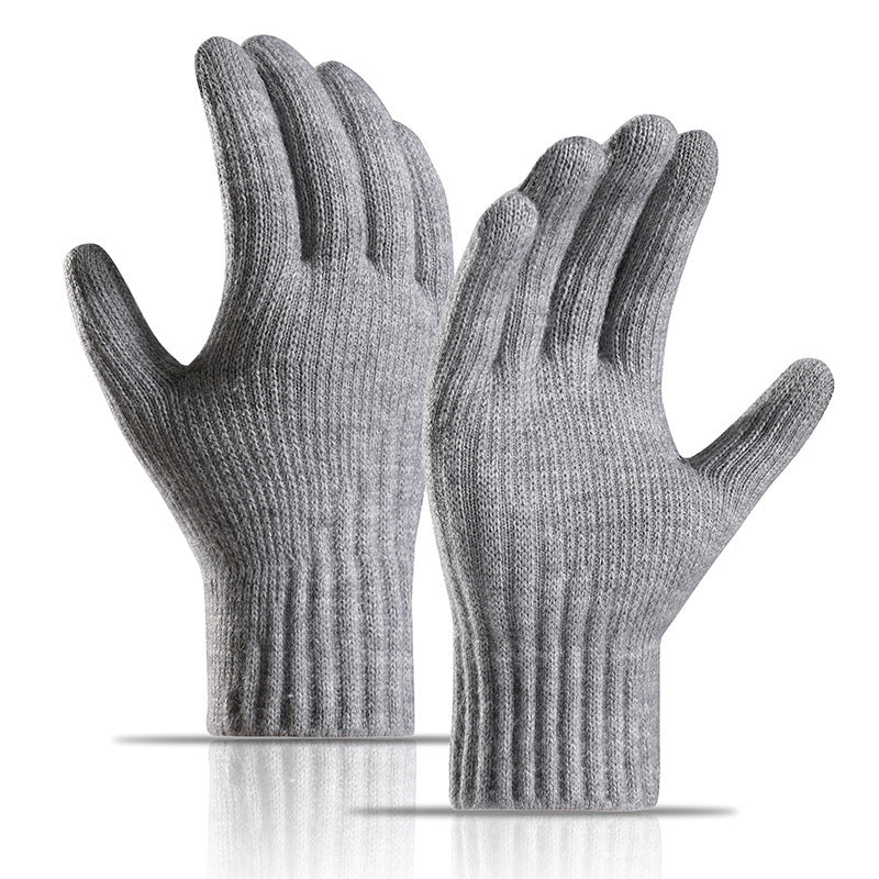 Women's Winter Fleece Lined Padded Warm Knitted Gloves