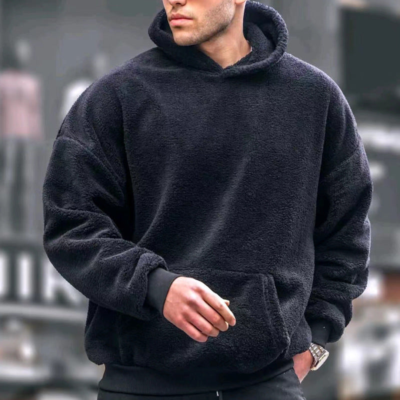 Winter Men's Soft Hooded Sweater