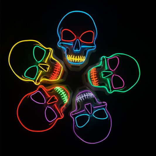 LED Glowing Ghost/Skull Mask