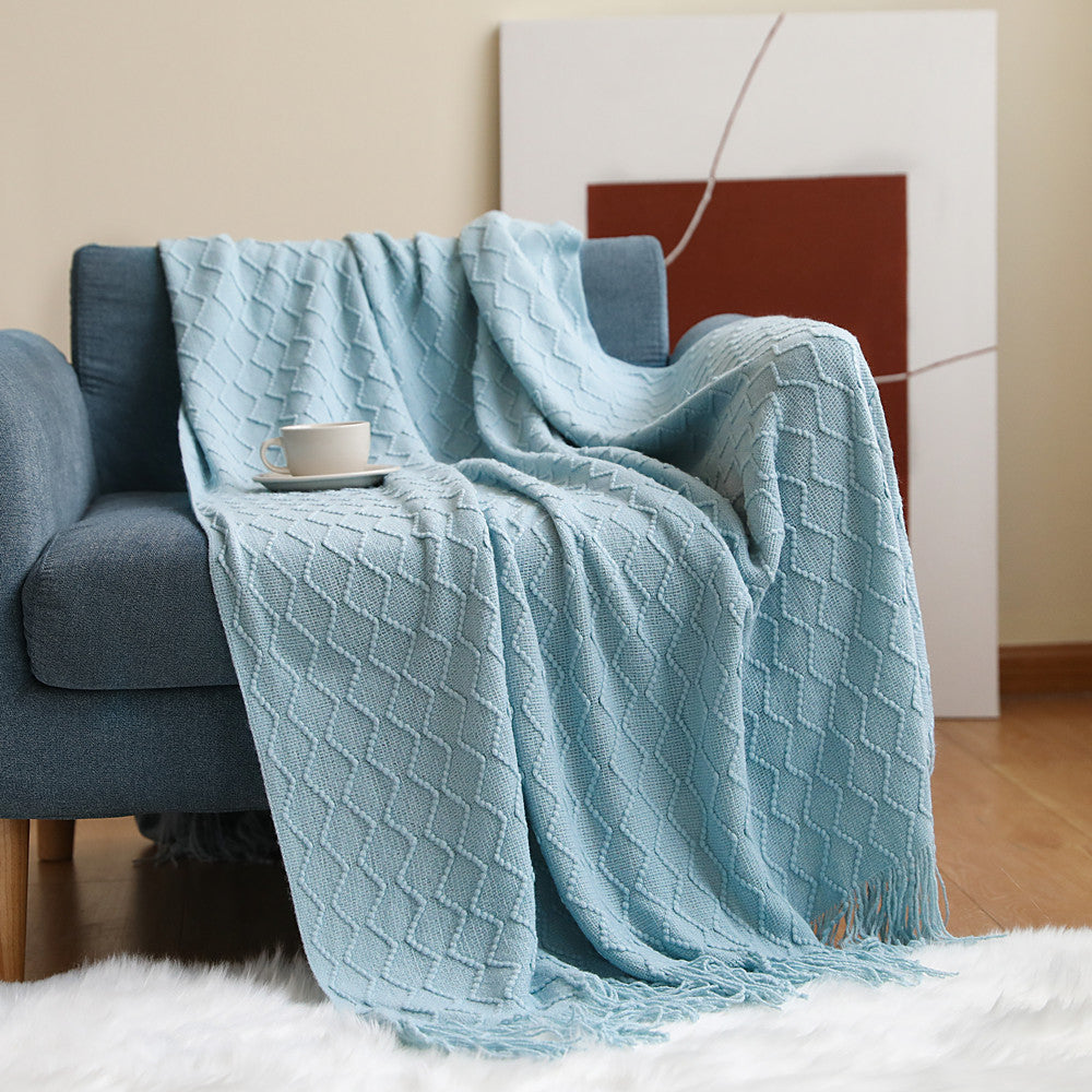 Nordic Sofa Knitted Blankets