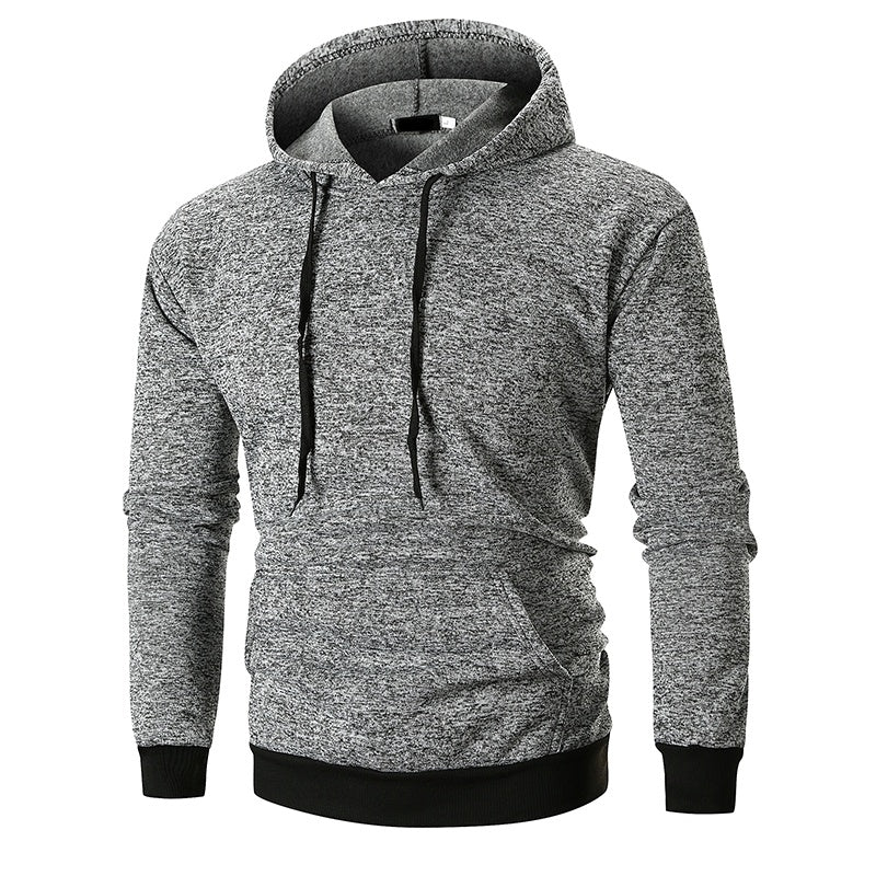 Men's Large Pocket Pullover Hooded Sweatshirt