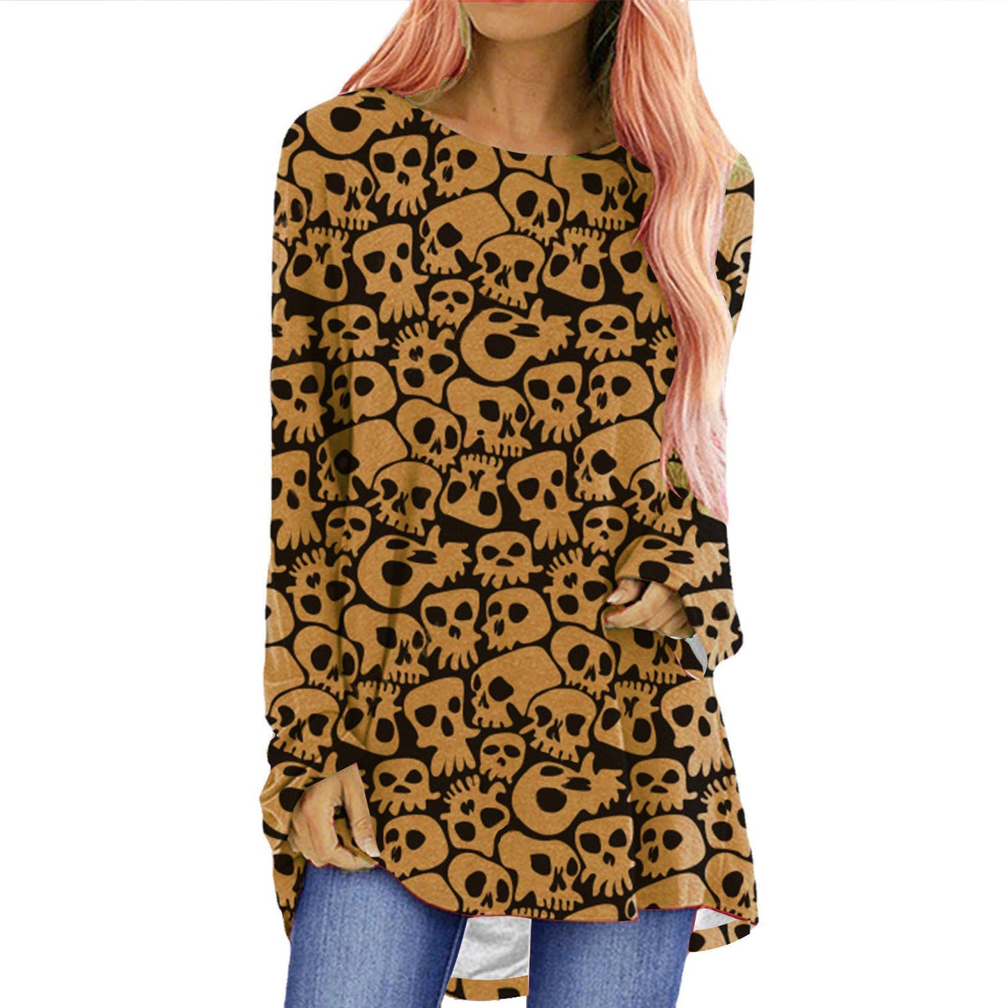 Halloween Long-sleeved T-shirt Women