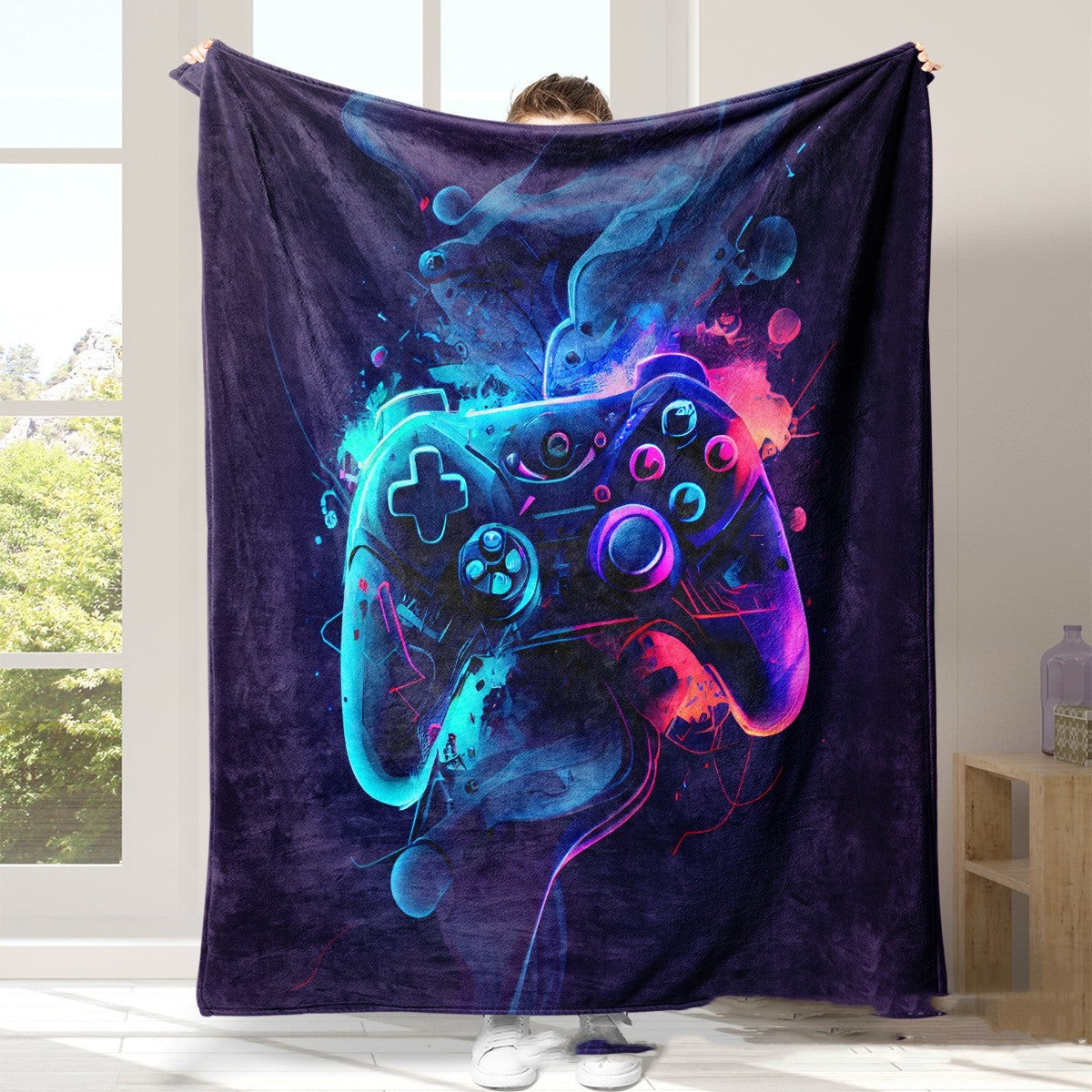 Digital Printing Flannel Blanket Household