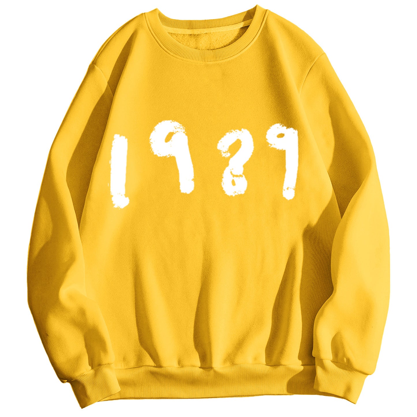 Fashion 1989 Casual Long Sleeve Loose Round Neck Sweater