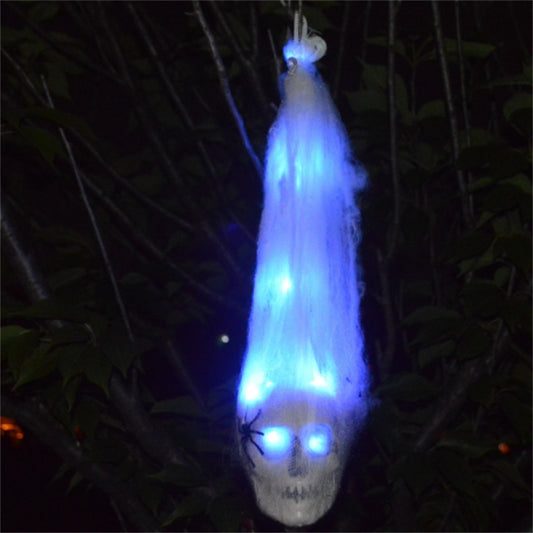 Glowing Ghost Head Decoration