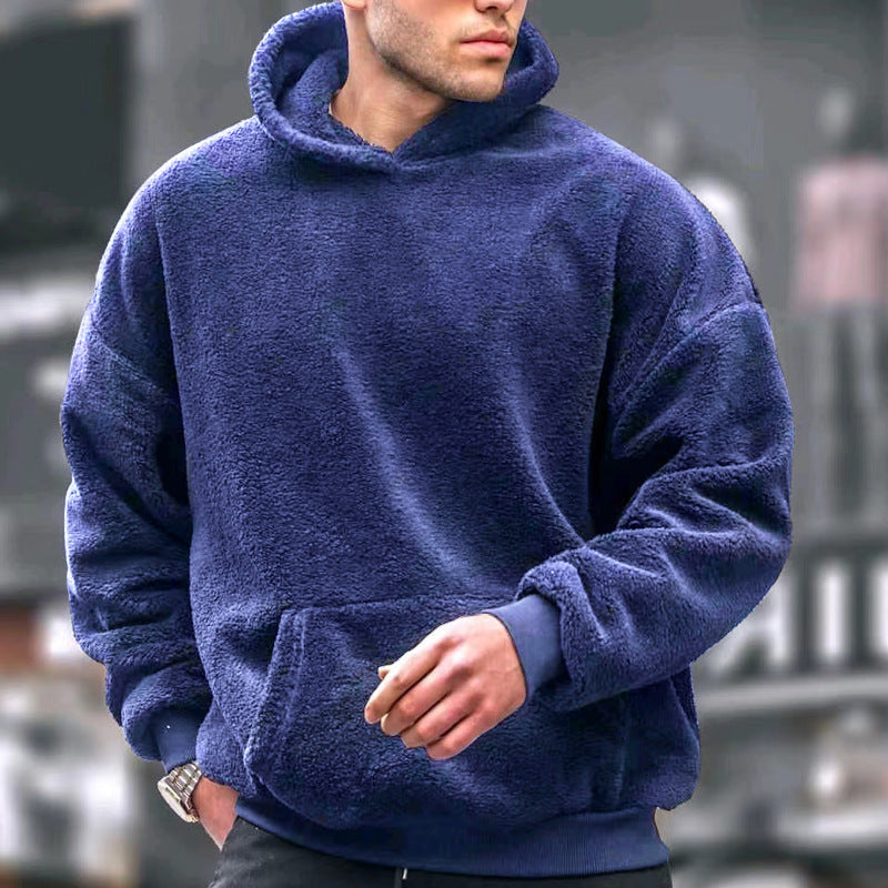 Winter Men's Soft Hooded Sweater