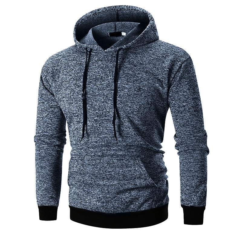 Men's Large Pocket Pullover Hooded Sweatshirt