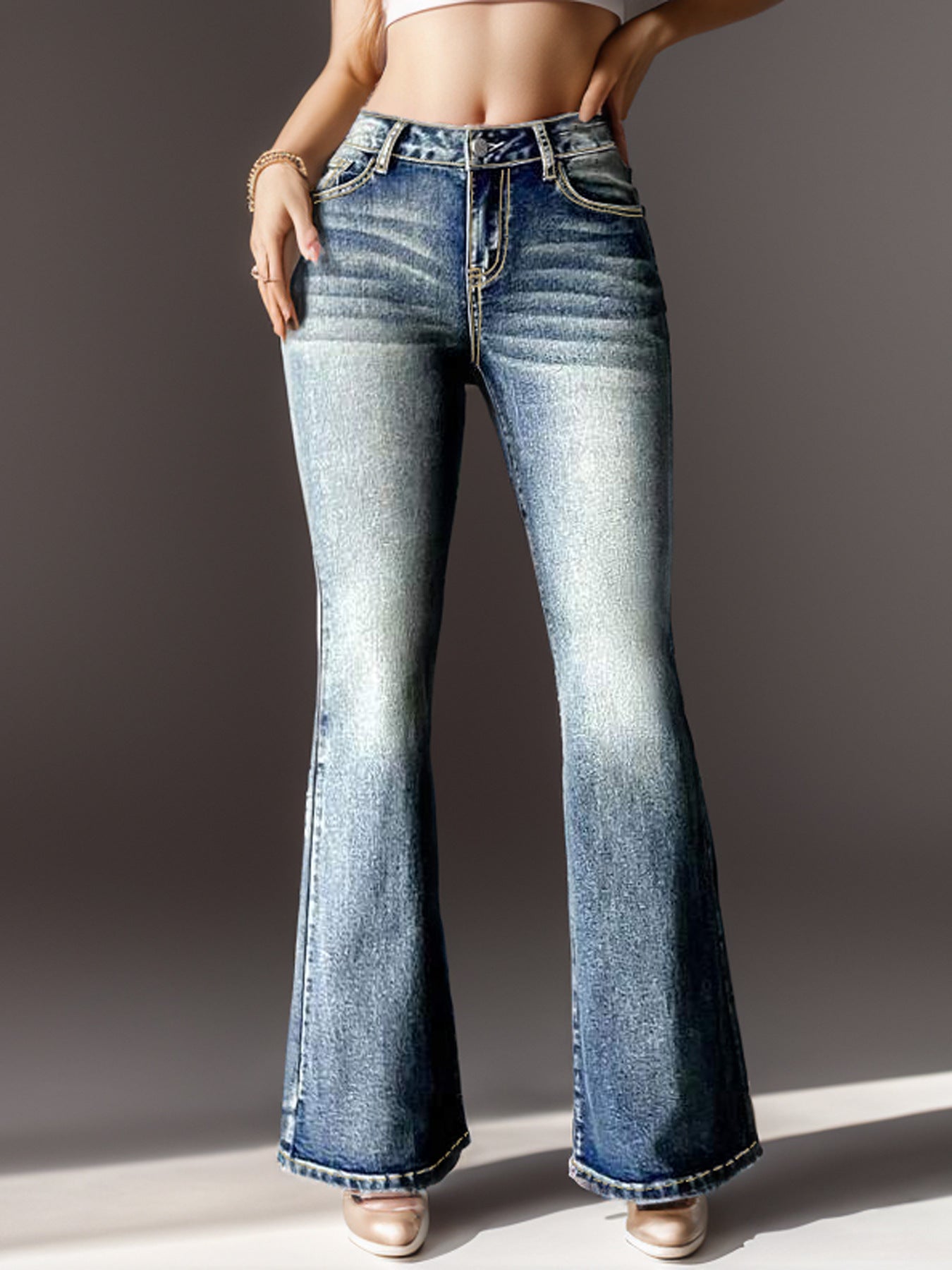 Women's High Waisted Jeans