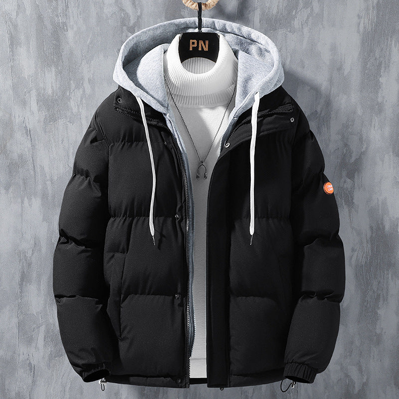 Men's Winter Windproof Hooded Jacket