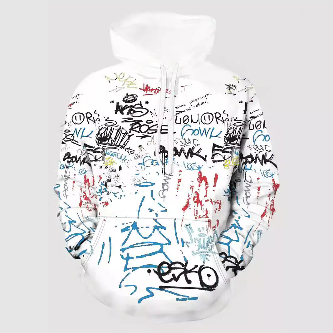 Unisex Graffiti Hoodie