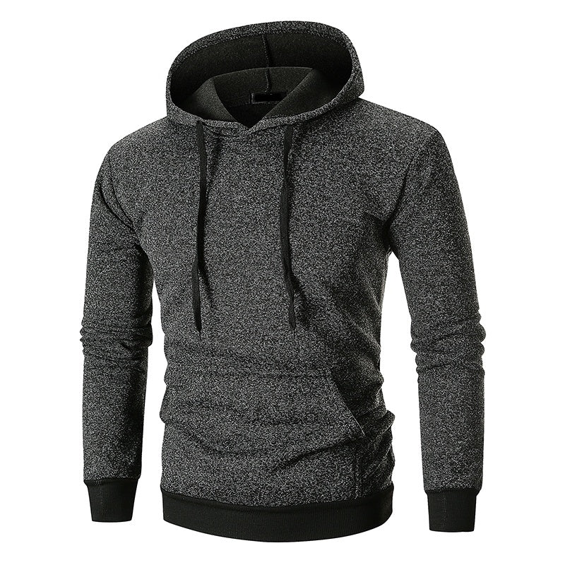 Men's Large Pocket Pullover Hooded Sweatshirt