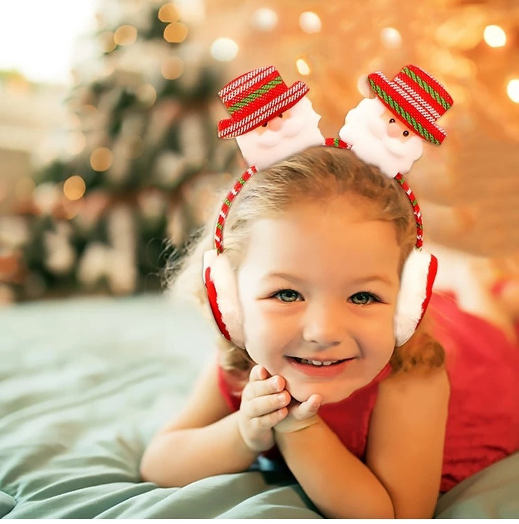 Christmas headband earmuffs