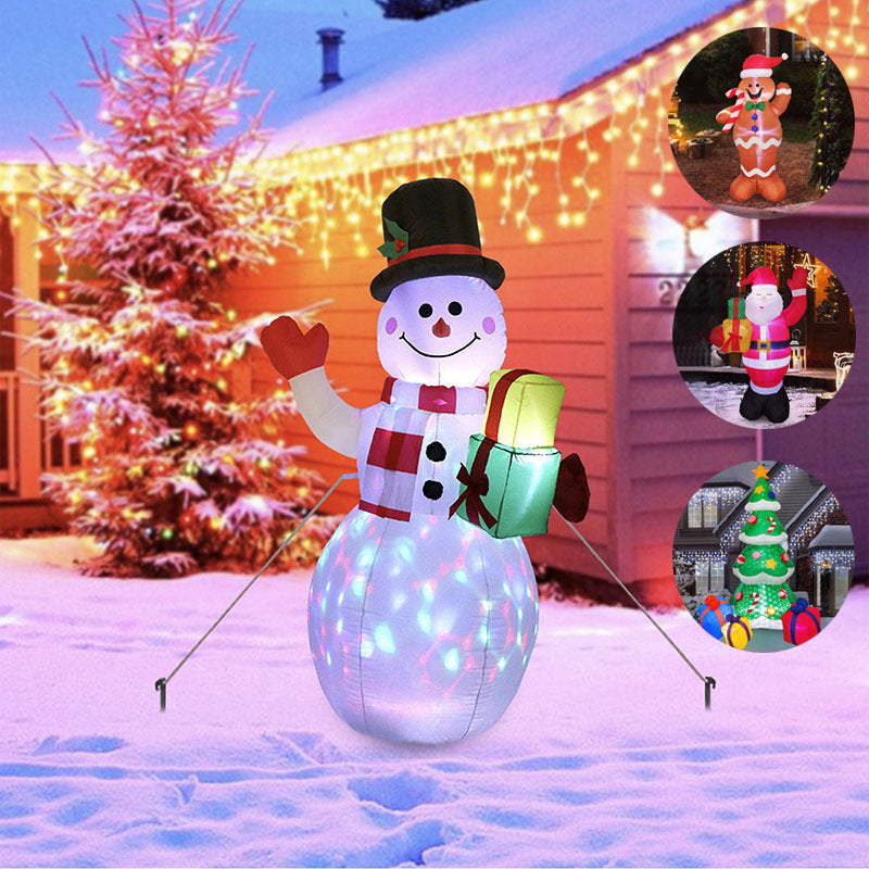 Christmas LED Lights Inflatable Yard Decoration