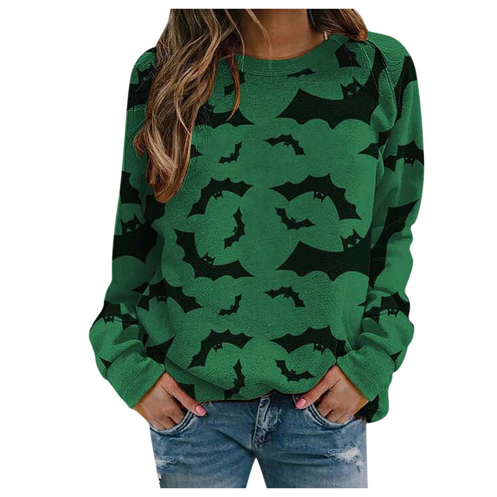 Halloween Women's Round Neck Pullover