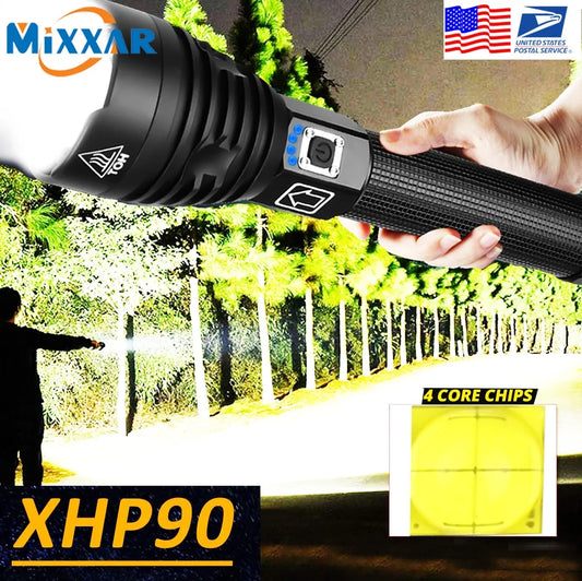 LED Flashlight: USB Rechargeable