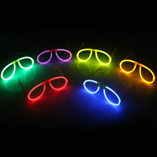 Oval fluorescent glasses