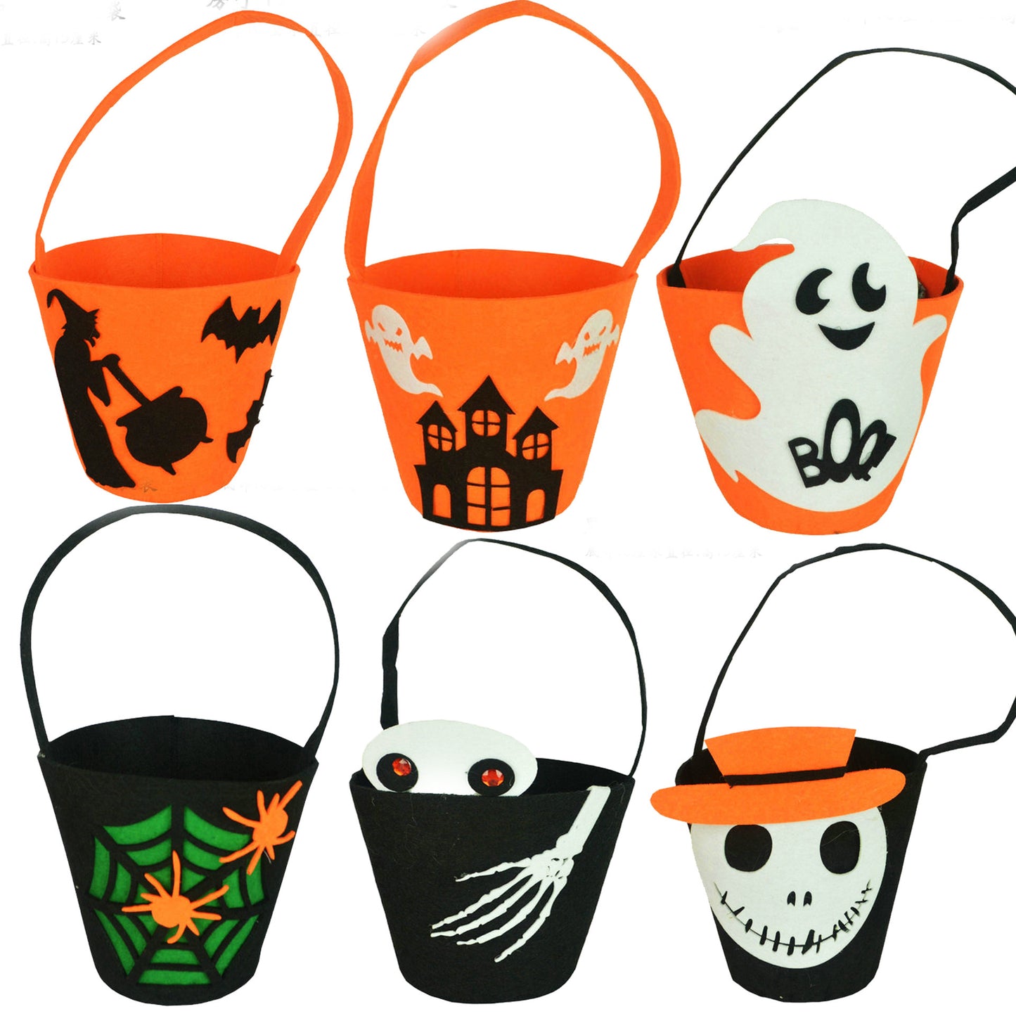 Halloween Pumpkin Candy Bag Decoration