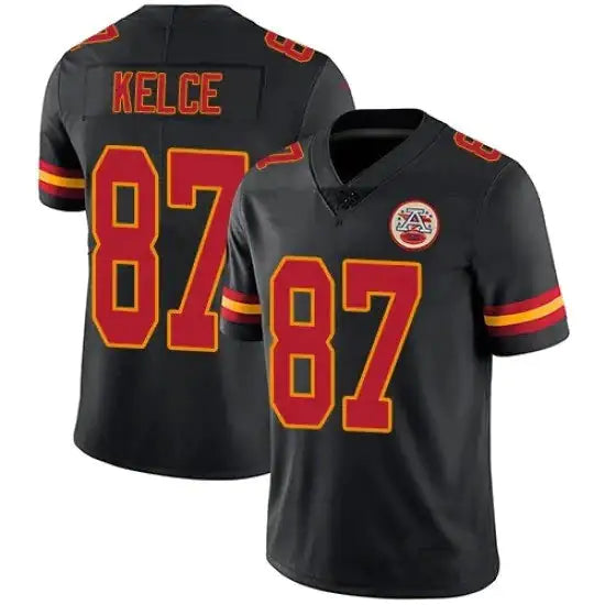 Men's Kansas City Chiefs Travis Kelce Black Jersey